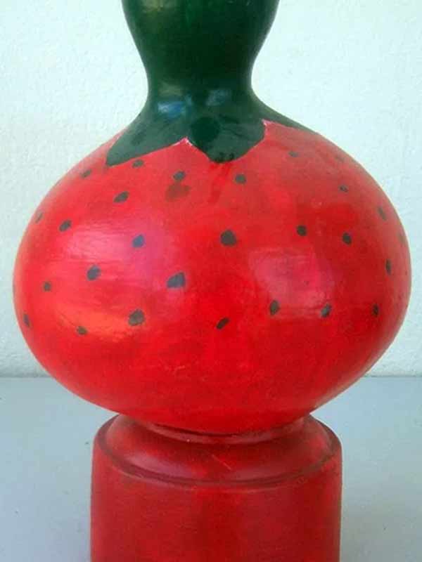 Κολοκύθα διακοσμητική – Φράουλα χειροτεχνία Κολοκύθα διακοσμητική – Φράουλα χειροτεχνία