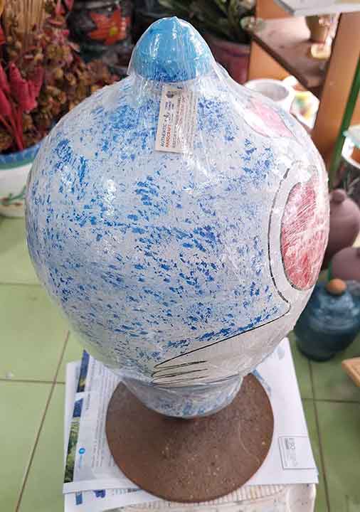 Κεραμικός κουμπαράς με κύκνους αγάπης Κεραμικός κουμπαράς με κύκνους αγάπης