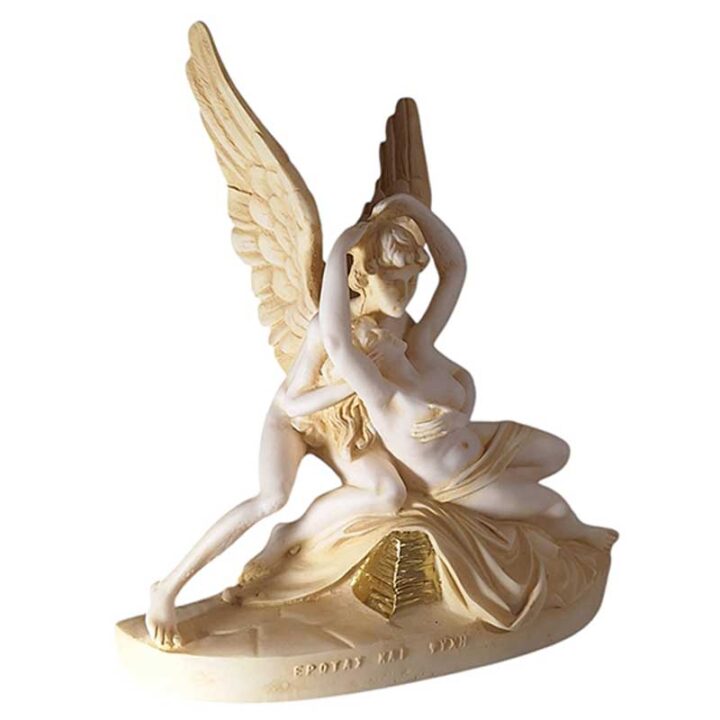 Έρως και η Ψυχή πατίνα όχρα - Προτομή Έρως και η Ψυχή πατίνα όχρα - Προτομή